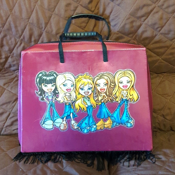 Toys Vintage 202 Bratz Doll Carrying Case With Bag Of Clothes Poshmark
